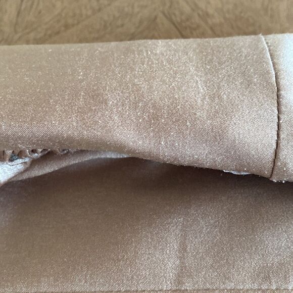 David's Bridal Bronze Off Shoulder Maxi Dress Size 6 - Picture 12 of 12